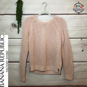 Banana Republic Factory Cable Knit Sweater L